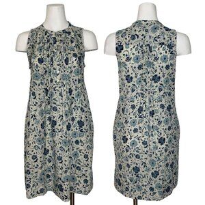 Faherty Blue Floral Mini Dress